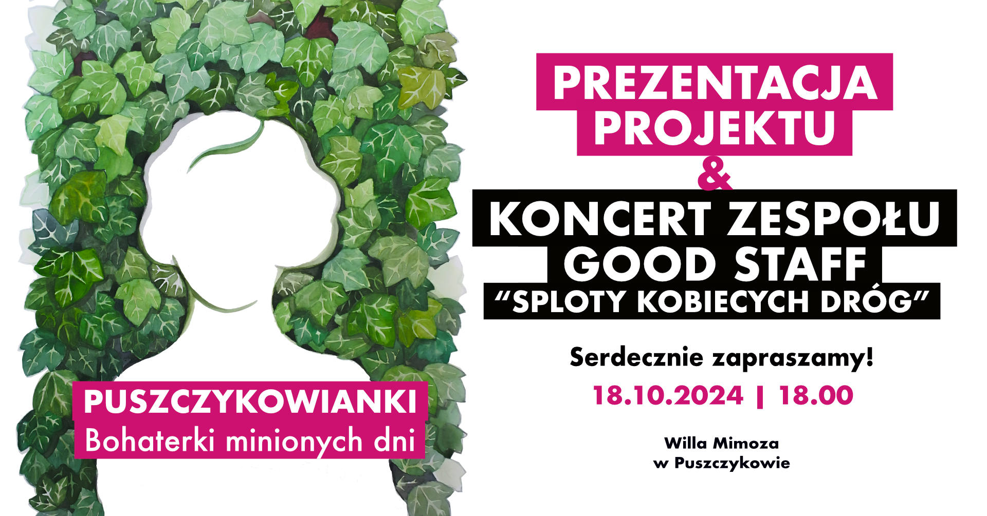 PUSZCZYKOWIANKI - BOHATERKI MINIONYCH DNI. Zapraszamy na prezentację projektu!